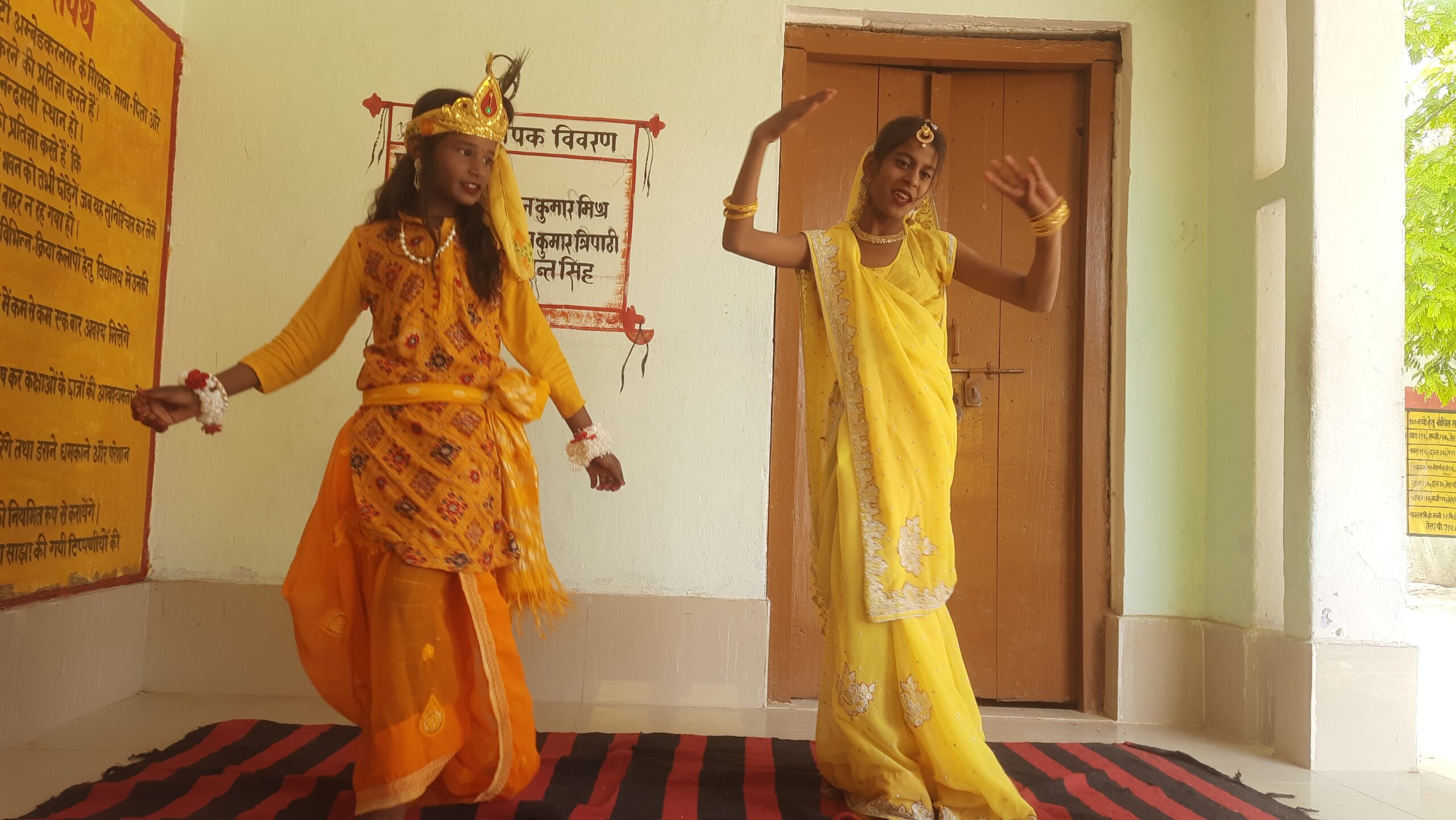 Saloni & Subhadra during a Dance Performance